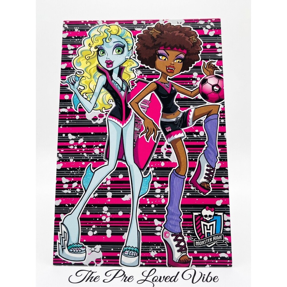Panini Monster High Doll 4" x 6" Photo Trading Card No.073 Clawdeen Lagoona
